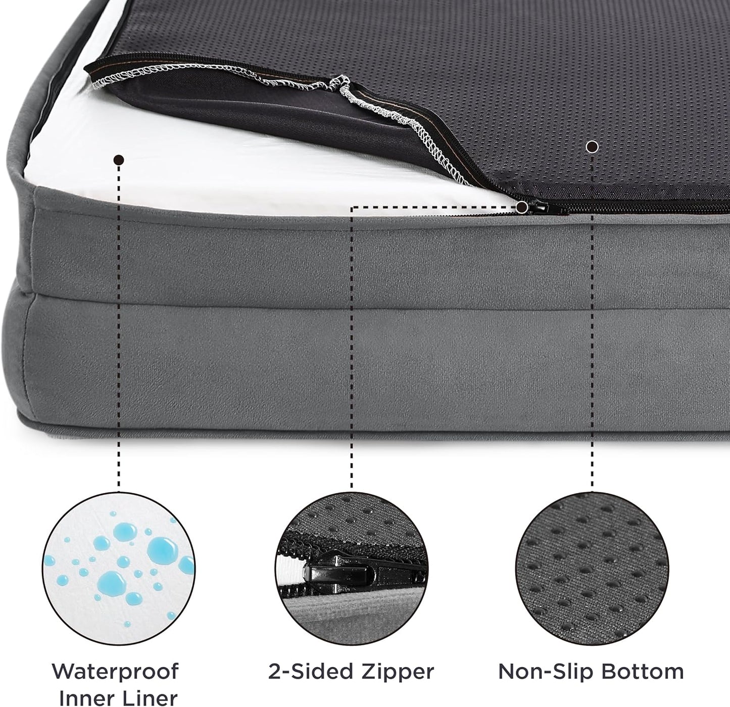"Orthopedic Dog Sofa - Extra Soft, Non-Slip, and Washable"
