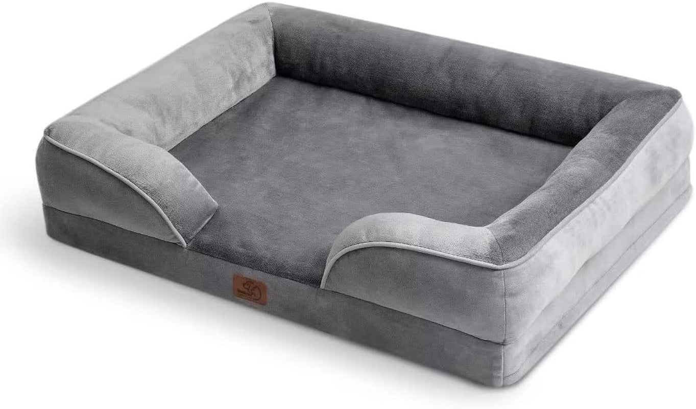 "Orthopedic Dog Sofa - Extra Soft, Non-Slip, and Washable"