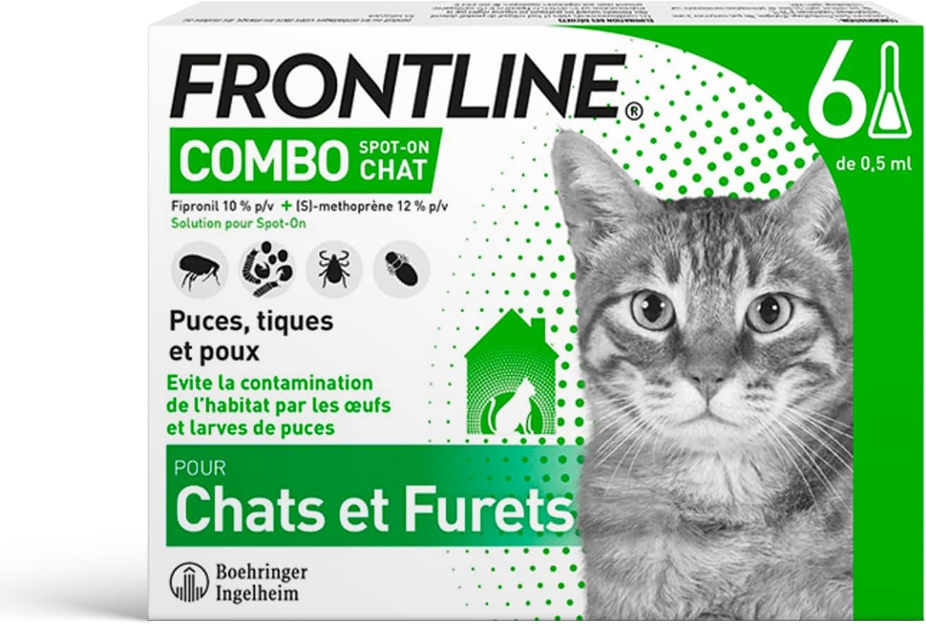 "Anti-Flea and Tick Combo - Complete Protection for Cats & Home"