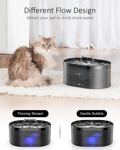 "2.2L Automatic Pet Water Fountain - Fresh, Silent Hydration"