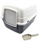 "Premium Cat Litter Box with Odor Filter and Accessories"